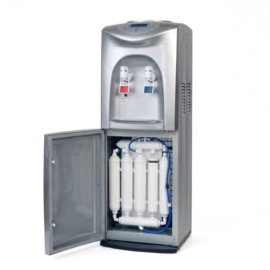Domestic Water Dispensers Silver + Filters